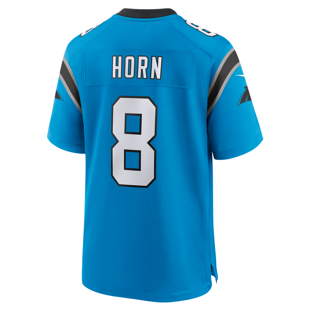 Carolina Panthers Jaycee Horn Nike Blue Alternate Game Jersey product image 7, provided for visual reference and product