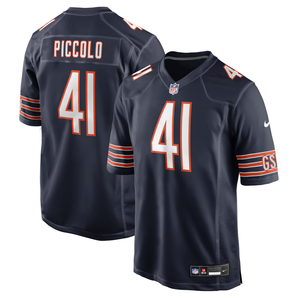 Chicago Bears Brian Piccolo Nike Navy Game Retired Player Jersey product image 1, provided for visual reference and product