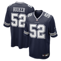 Dallas Cowboys Tyler Booker Nike Navy Team Game Jersey product image 1, provided for visual reference and product detail