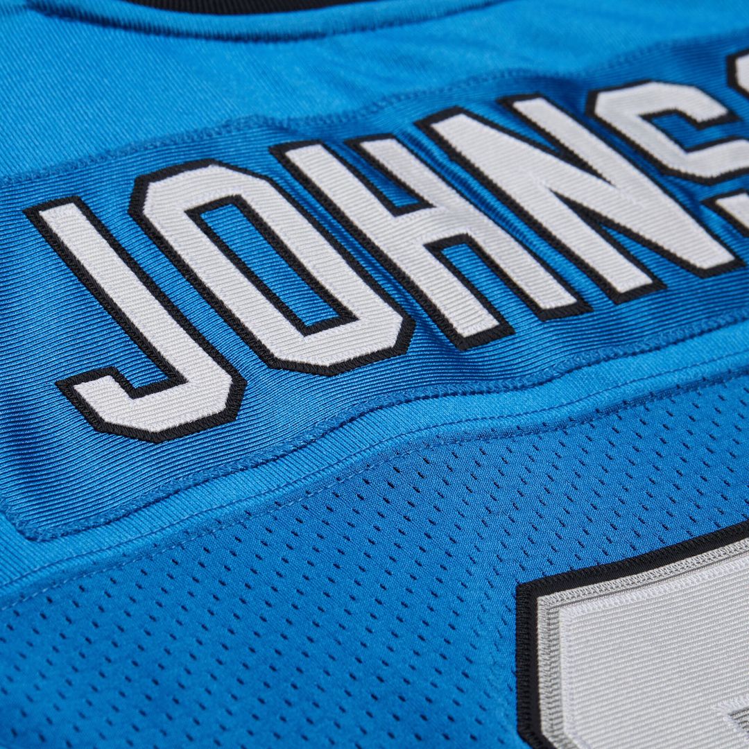Detroit Lions Calvin Johnson Mitchell & Ness Black 2007 Authentic Throwback Jersey product image 24, provided for visual
