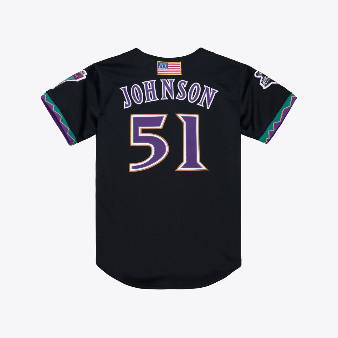 Arizona Diamondbacks Randy Johnson Mitchell & Ness Purple 2000 Throwback Authentic Jersey product image 22, provided for