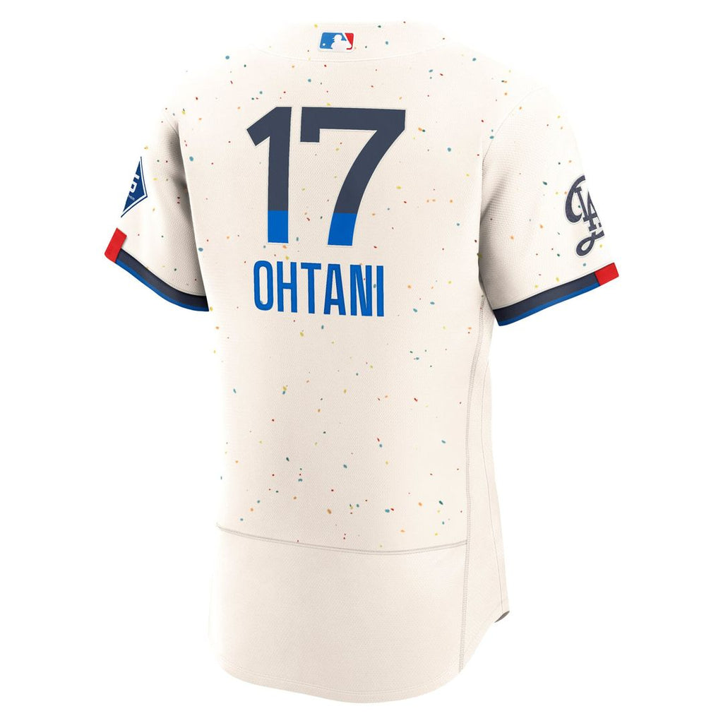 Los Angeles Dodgers Shohei Ohtani Nike Cream City Connect Authentic Sponsor Patch Jersey product image 3, provided for