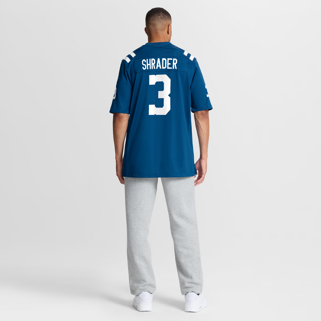 Indianapolis Colts Spencer Shrader Nike Royal Team Game Jersey product image 10, provided for visual reference and product
