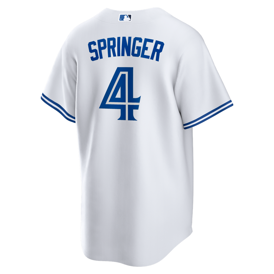 Toronto Blue Jays George Springer Nike White Home Replica Jersey product image 3, provided for visual reference and product