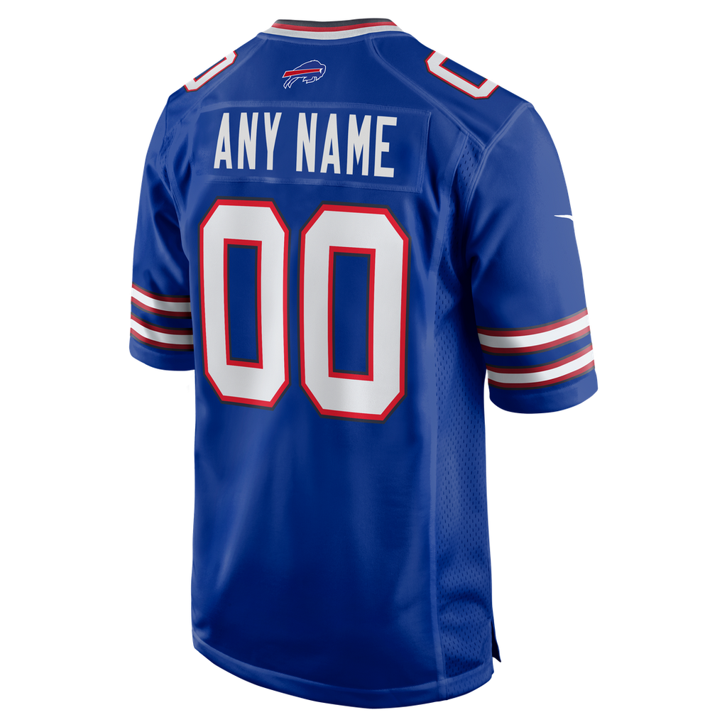 Buffalo Bills Nike Royal Custom Game Jersey product image 3, provided for visual reference and product detail review