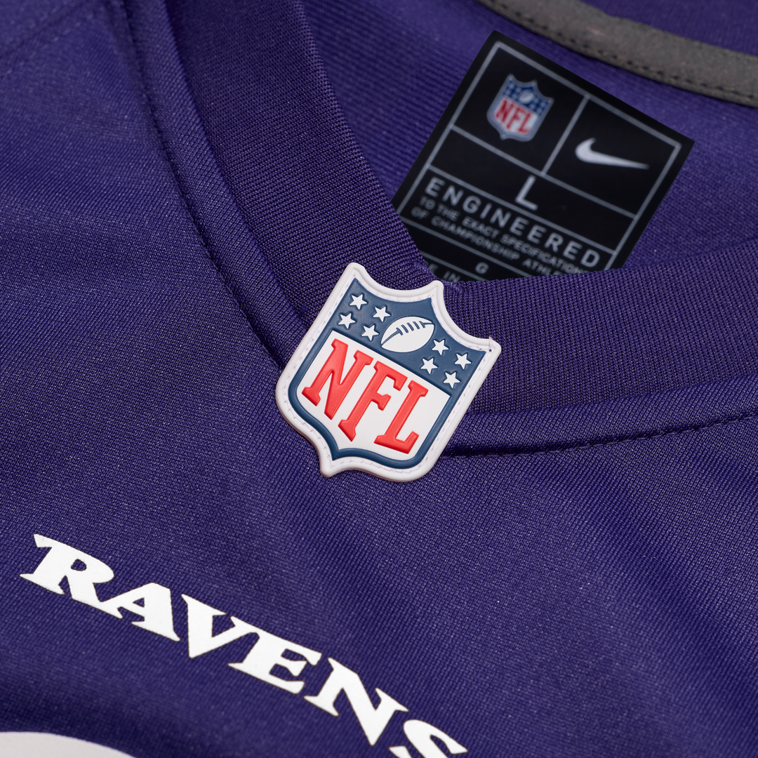 Baltimore Ravens Jamal Lewis Nike Purple Game Retired Player Jersey product image 4, provided for visual reference and