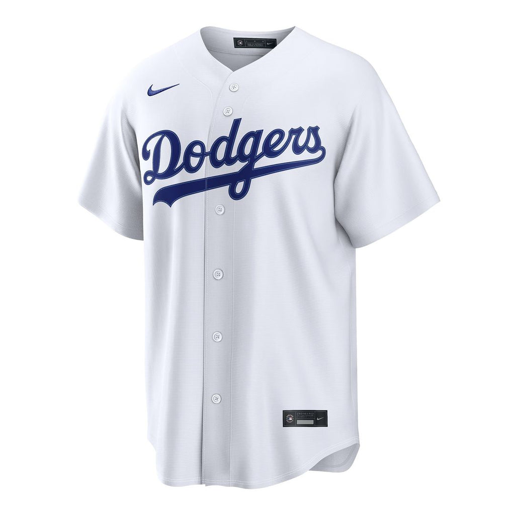 Los Angeles Dodgers Tanner Scott Nike White Home Replica Jersey product image 2, provided for visual reference and product