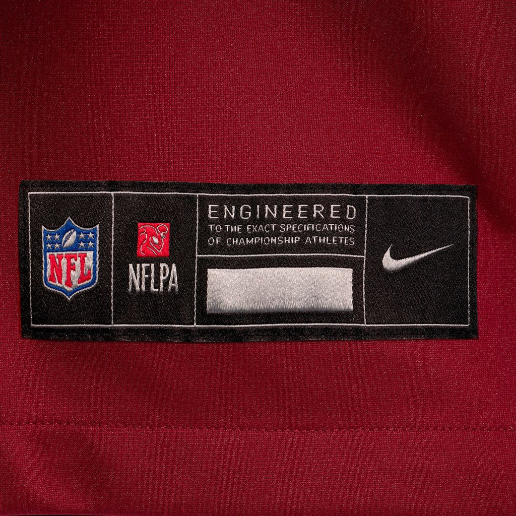 Washington Commanders Jeremy Reaves Nike Burgundy Game Jersey product image 12, provided for visual reference and product