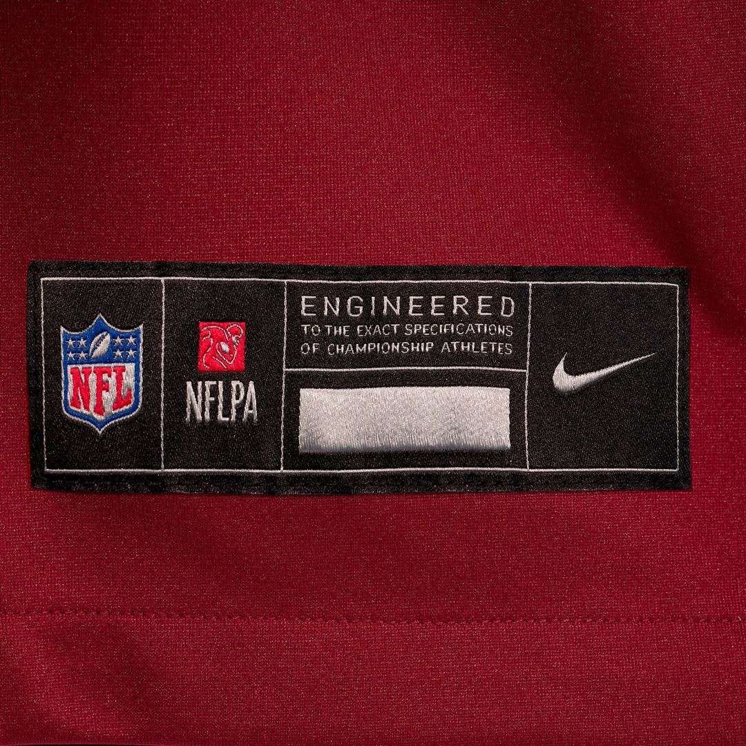 Washington Commanders Jeremy Reaves Nike Burgundy Game Jersey product image 12, provided for visual reference and product