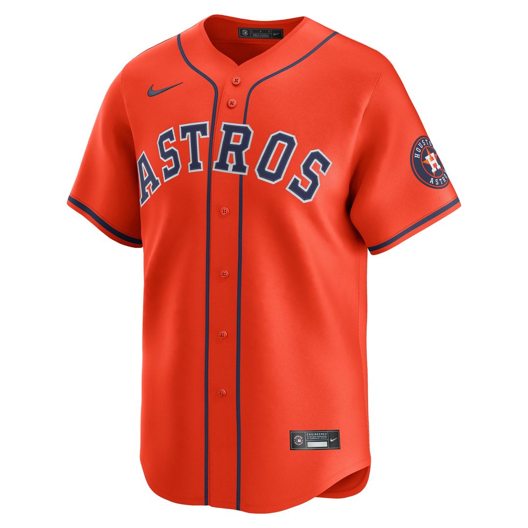 Houston Astros Nike White Home Limited Jersey product image 26, provided for visual reference and product detail review