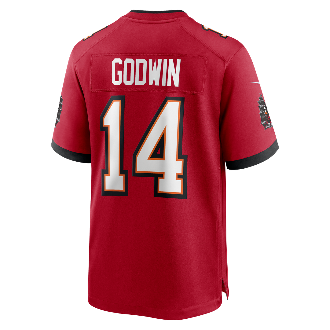 Tampa Bay Buccaneers Chris Godwin Nike Red Game Jersey product image 3, provided for visual reference and product detail