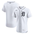 Detroit Tigers Nike White Home Elite Jersey product image 1, provided for visual reference and product detail review
