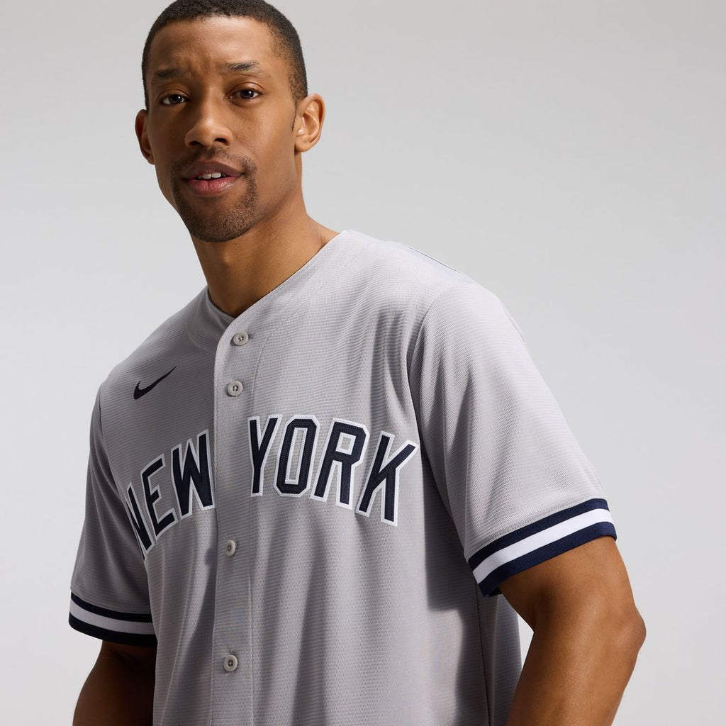 New York Yankees Anthony Volpe Nike Gray Road Replica Jersey product image 8, provided for visual reference and product