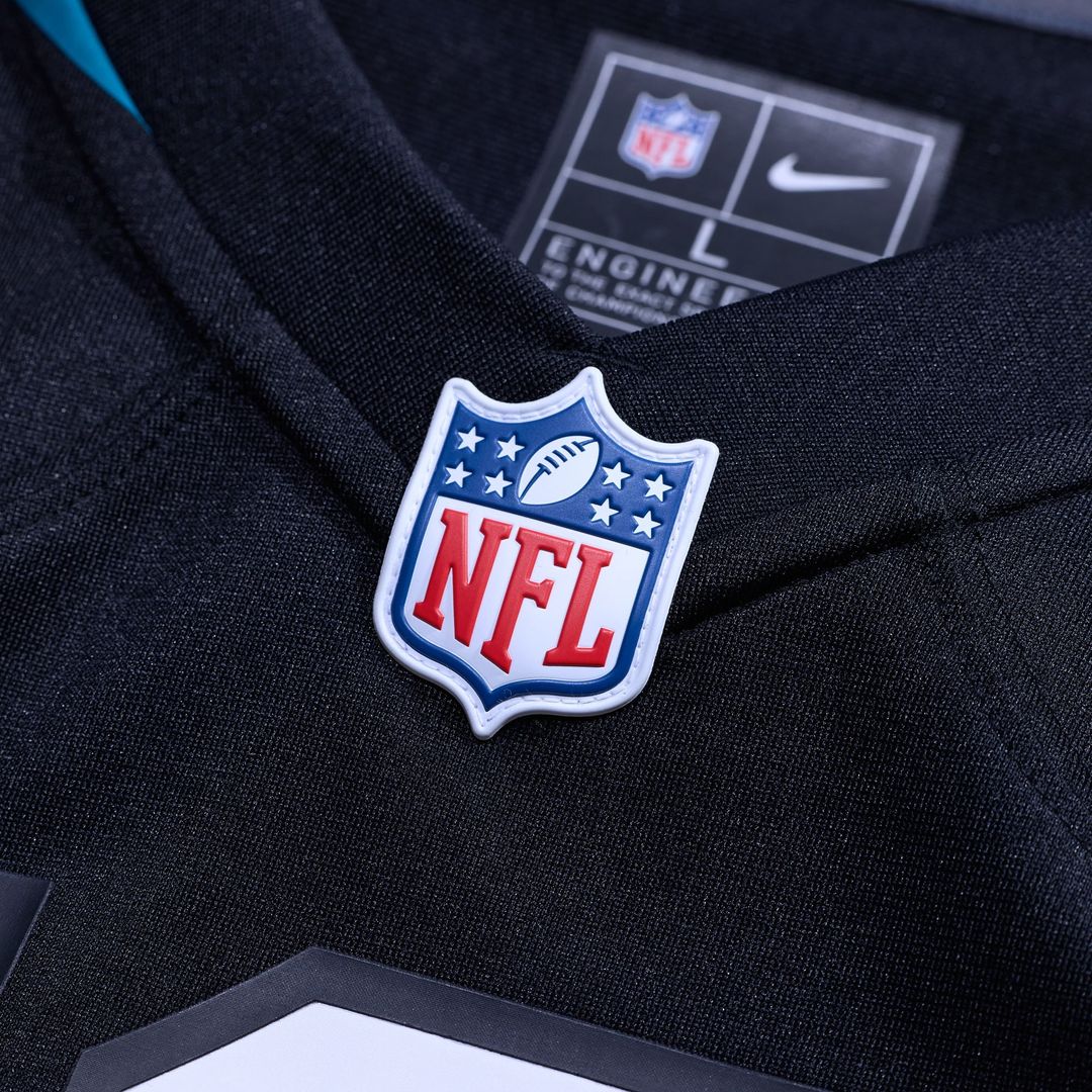 Jacksonville Jaguars Josh Hines-Allen Nike Black Alternate Game Jersey product image 4, provided for visual reference and