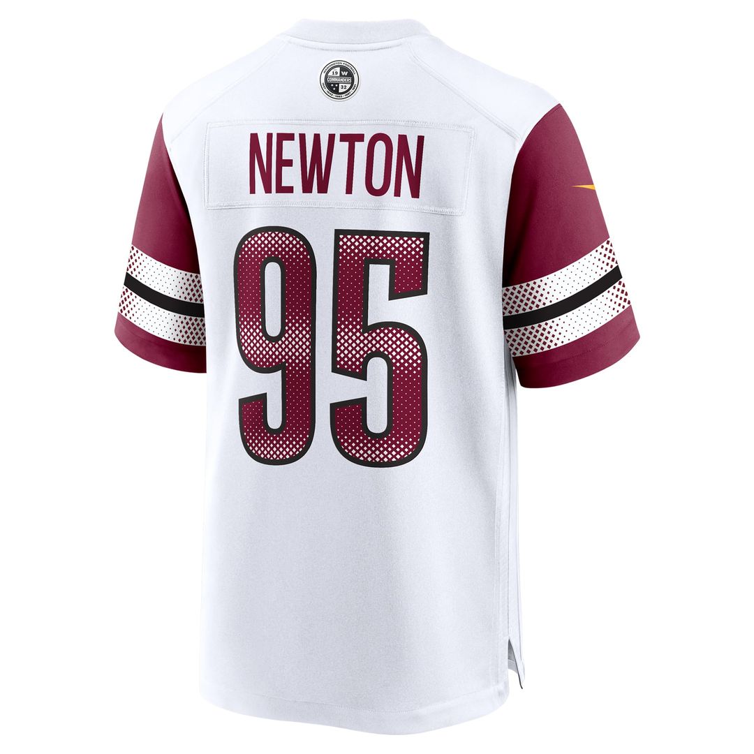 Washington Commanders Jer'Zhan Newton Nike White Game Jersey product image 3, provided for visual reference and product