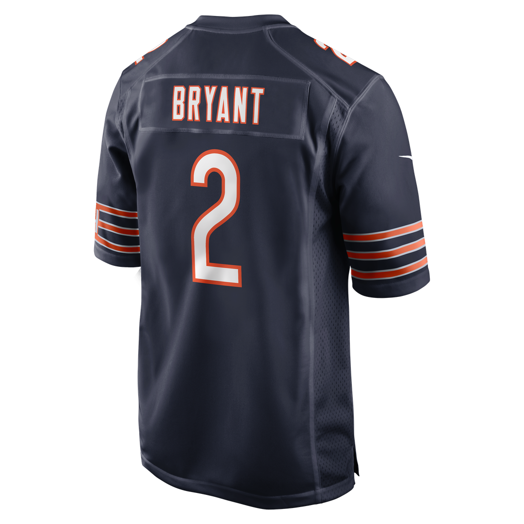 Chicago Bears Coby Bryant Nike Navy Team Game Jersey product image 3, provided for visual reference and product detail review