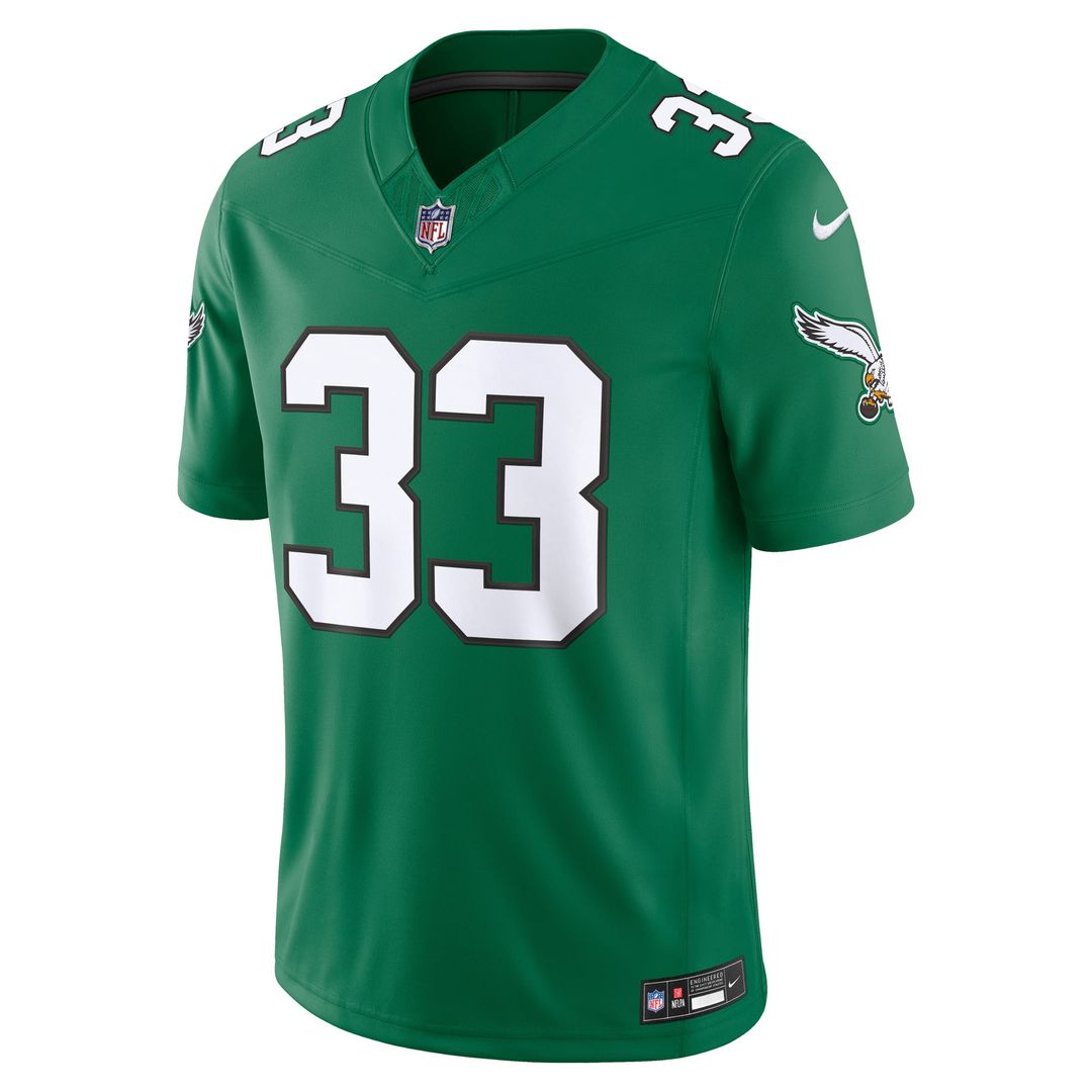 Philadelphia Eagles Cooper DeJean Nike Kelly Green Alternate Vapor F.U.S.E. Stitched Limited Jersey product image 5,