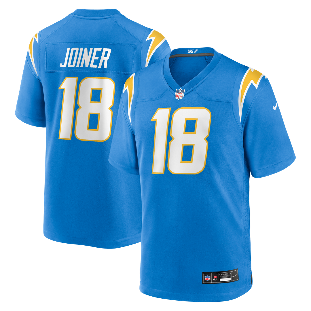 Los Angeles Chargers Charlie Joiner Nike Powder Blue Game Retired Player Jersey product image 1, provided for visual