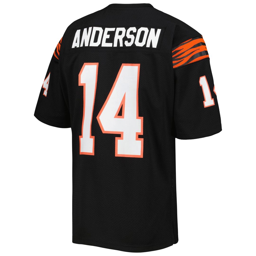 Cincinnati Bengals 1981 Ken Anderson Mitchell & Ness Black Authentic Throwback Retired Player Jersey product image 3,