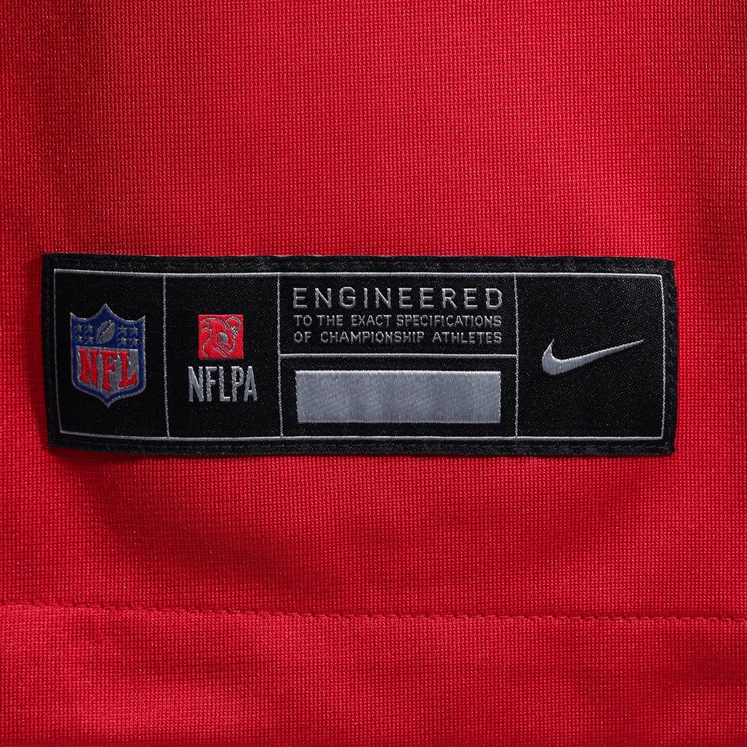 Tampa Bay Buccaneers Haggai Ndubuisi Nike Red Team Game Jersey product image 6, provided for visual reference and product