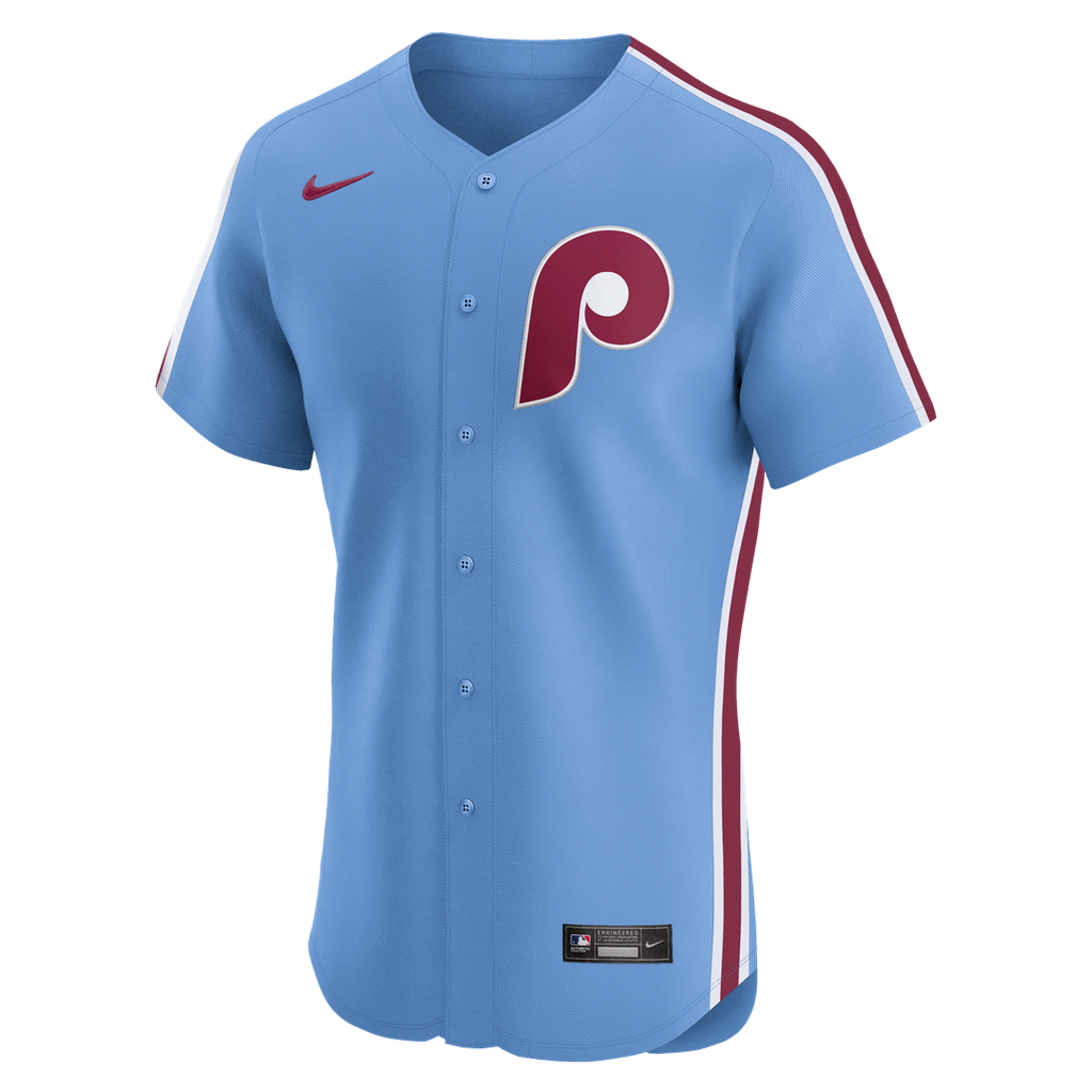 Philadelphia Phillies Nike White Home Elite Jersey product image 8, provided for visual reference and product detail review