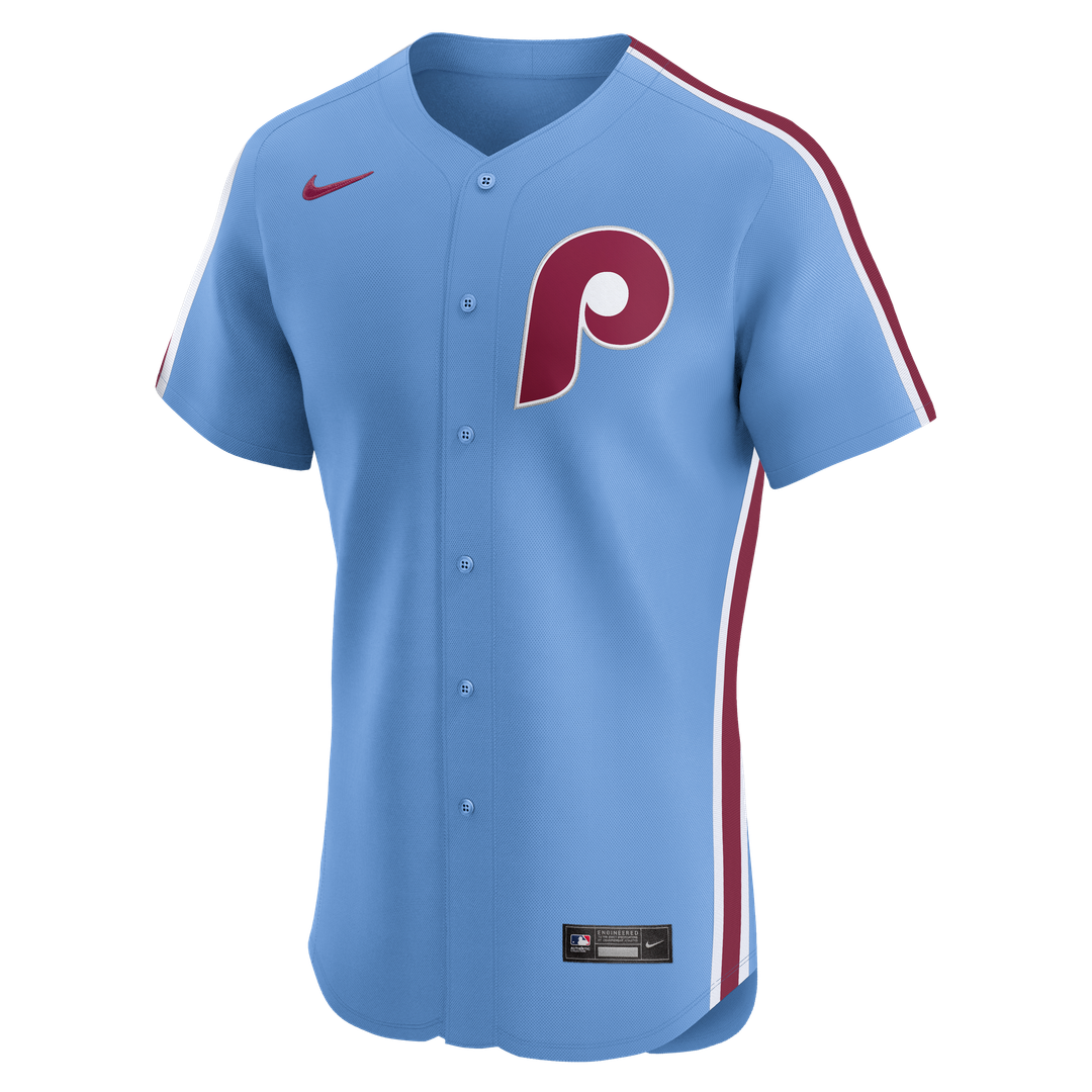 Philadelphia Phillies Nike White Home Elite Jersey product image 8, provided for visual reference and product detail review