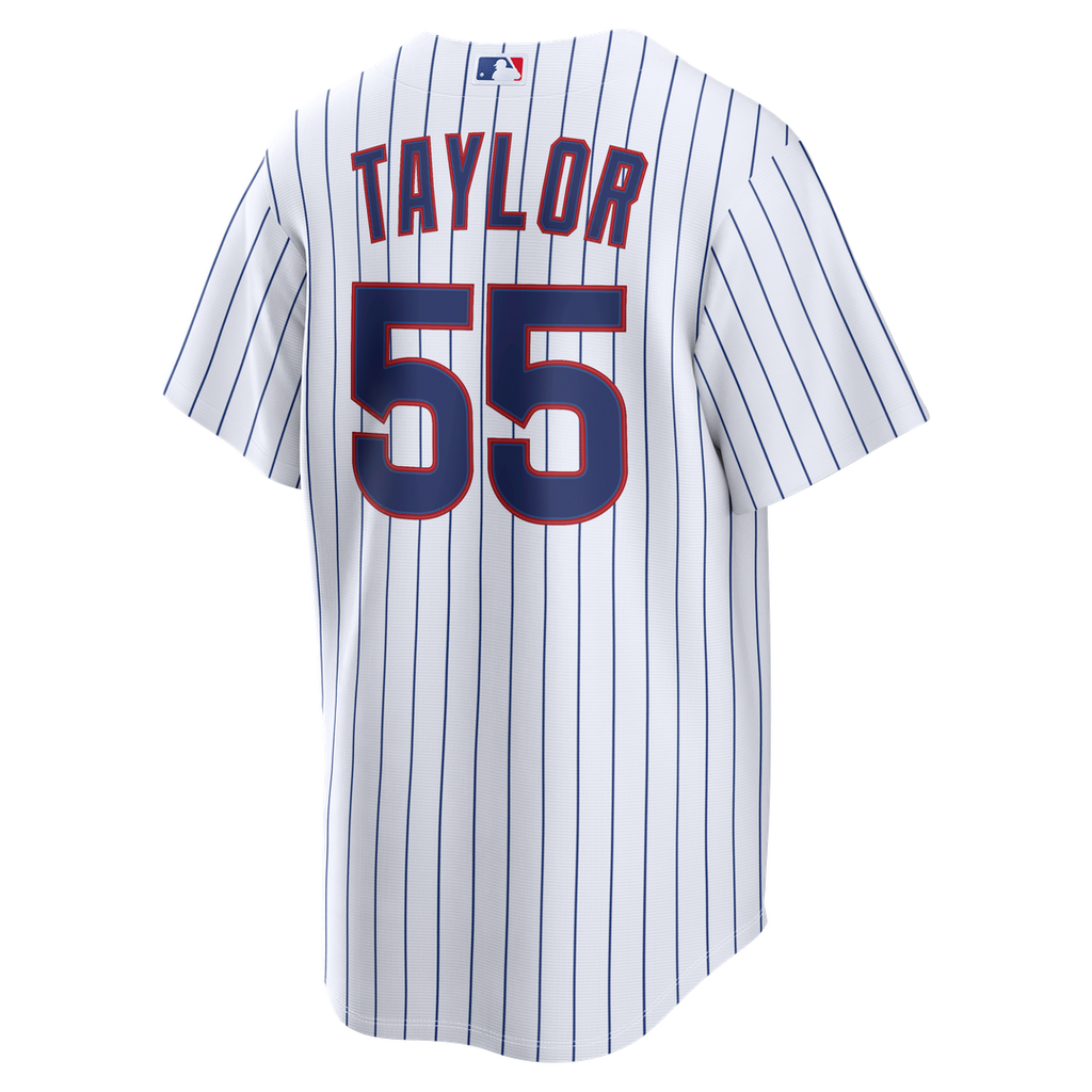 Chicago Cubs Tyrone Taylor Nike White Home Replica Jersey product image 5, provided for visual reference and product detail