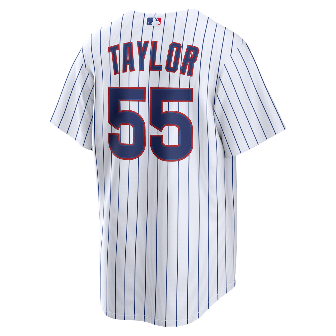 Chicago Cubs Tyrone Taylor Nike White Home Replica Jersey product image 5, provided for visual reference and product detail