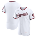 Washington Nationals Nike White Home Authentic Jersey product image 1, provided for visual reference and product detail
