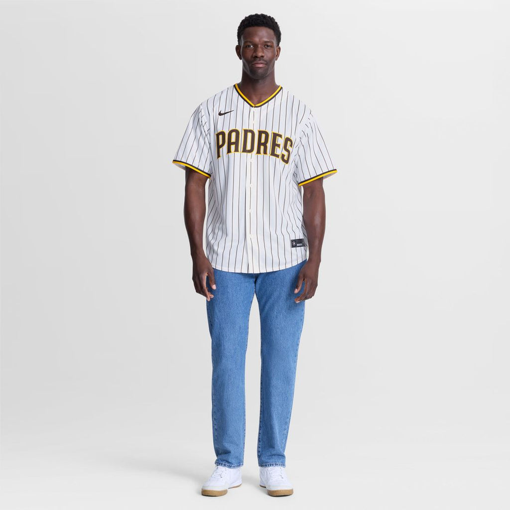 San Diego Padres Xander Bogaerts Nike White Home Replica Jersey product image 4, provided for visual reference and product