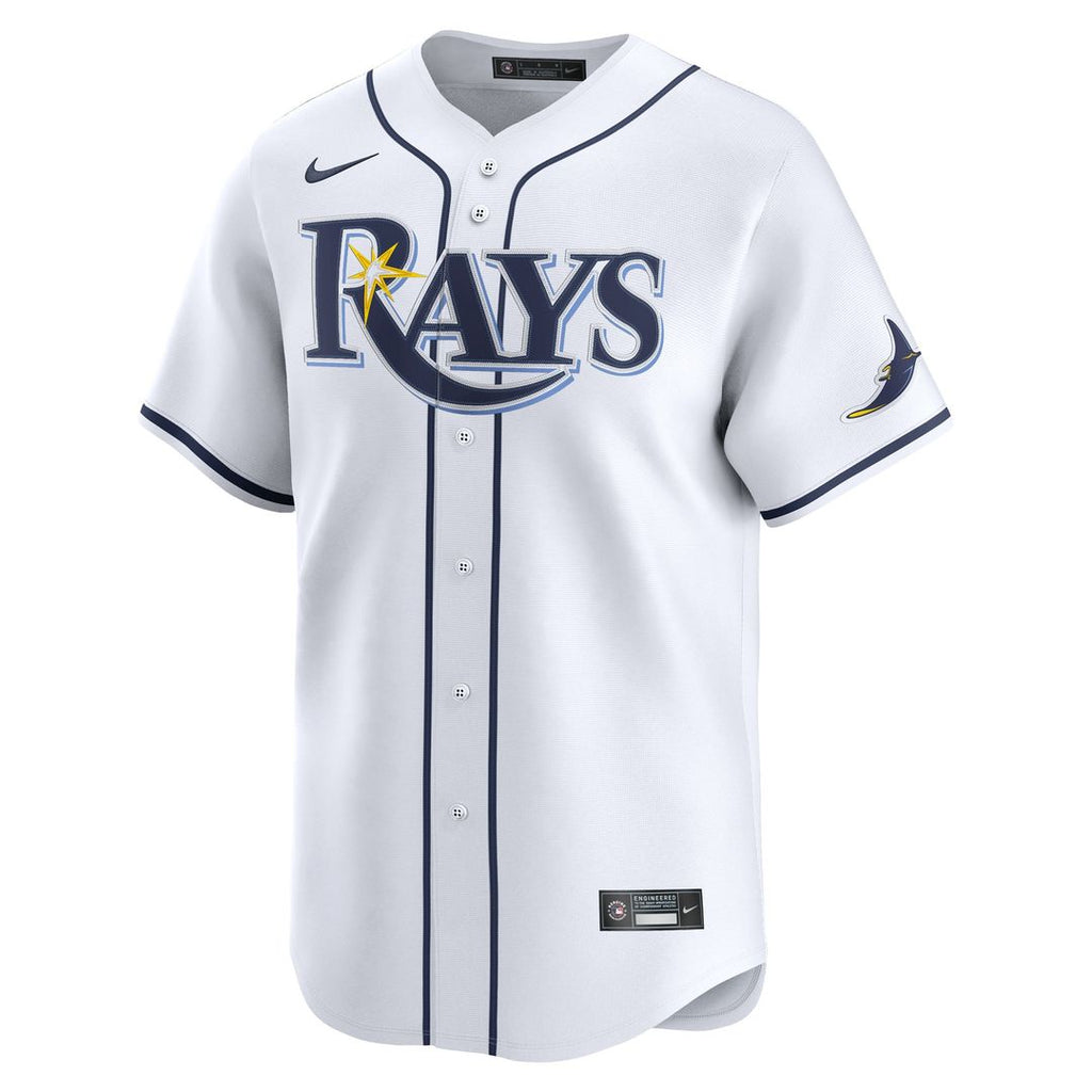 Tampa Bay Rays Nike White Home Limited Jersey product image 2, provided for visual reference and product detail review