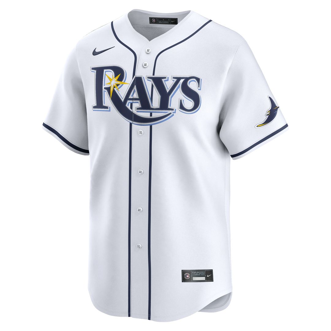 Tampa Bay Rays Nike White Home Limited Jersey product image 2, provided for visual reference and product detail review