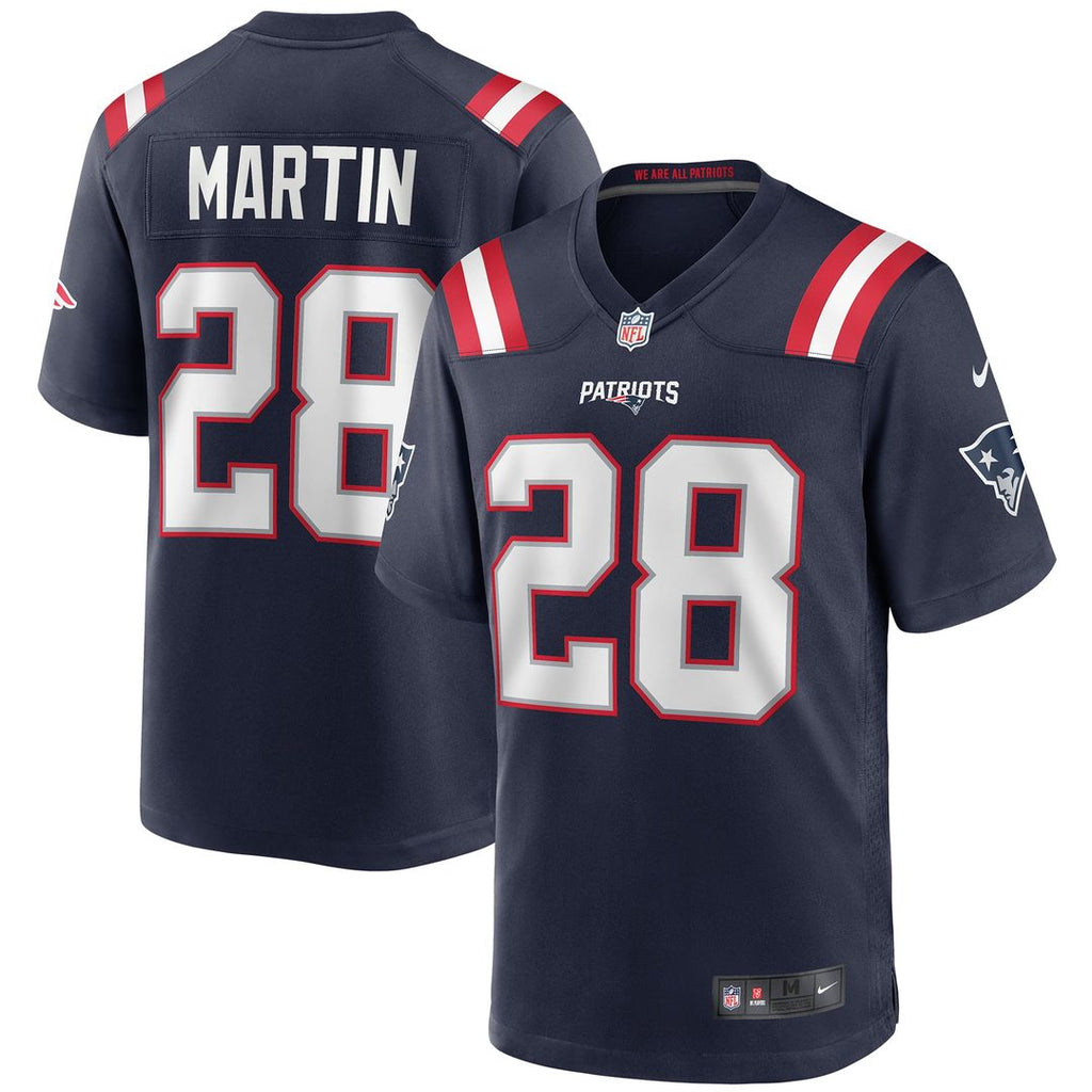 New England Patriots Curtis Martin Nike Navy Game Retired Player Jersey product image 1, provided for visual reference and