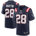 New England Patriots Curtis Martin Nike Navy Game Retired Player Jersey product image 1, provided for visual reference and