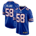 Buffalo Bills Matt Milano Nike Royal Game Player Jersey product image 1, provided for visual reference and product detail