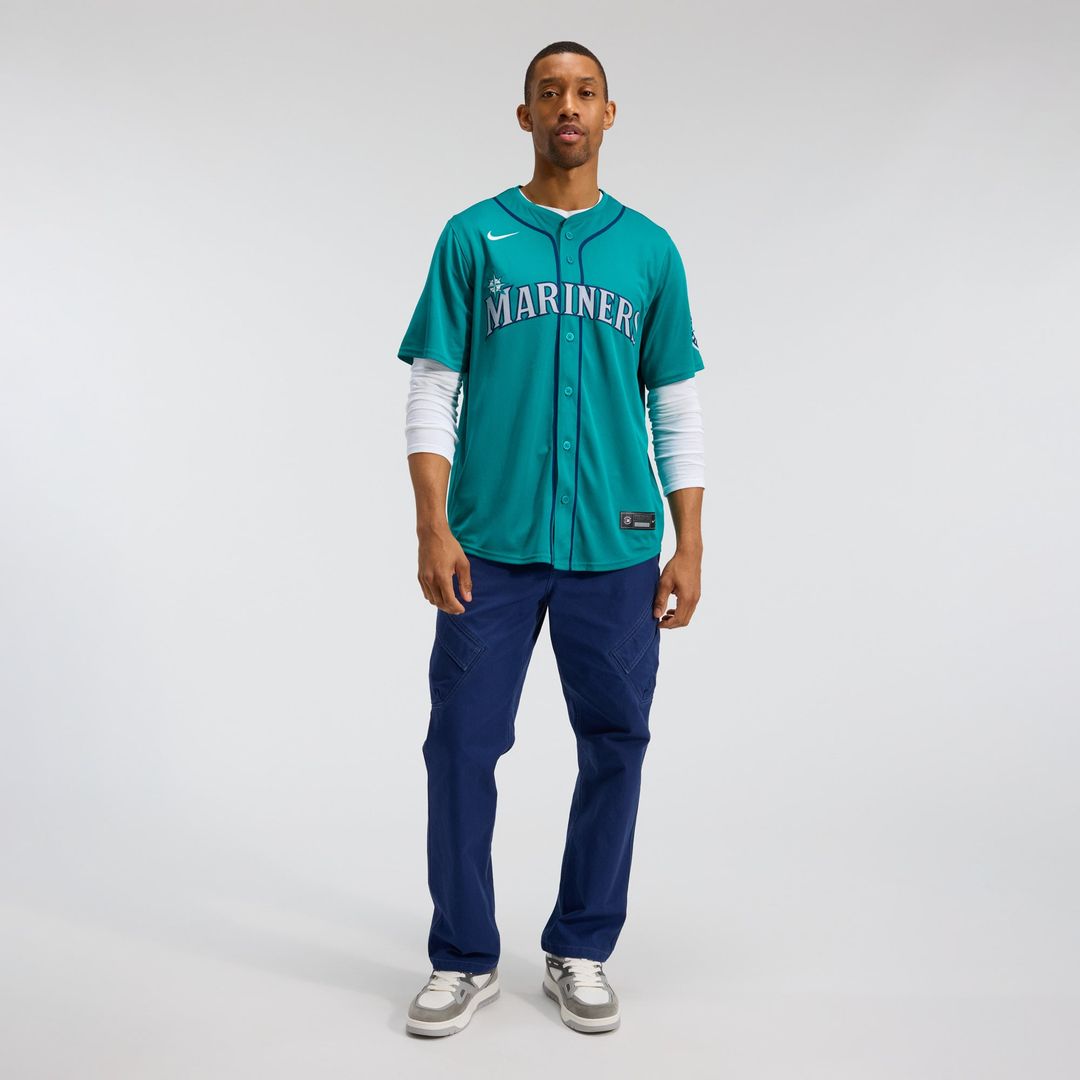 Seattle Mariners Cal Raleigh Nike Teal Alternate Limited Jersey product image 4, provided for visual reference and product