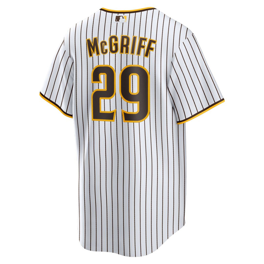 San Diego Padres Fred McGriff Nike White Home Retired Player Replica Jersey product image 3, provided for visual reference