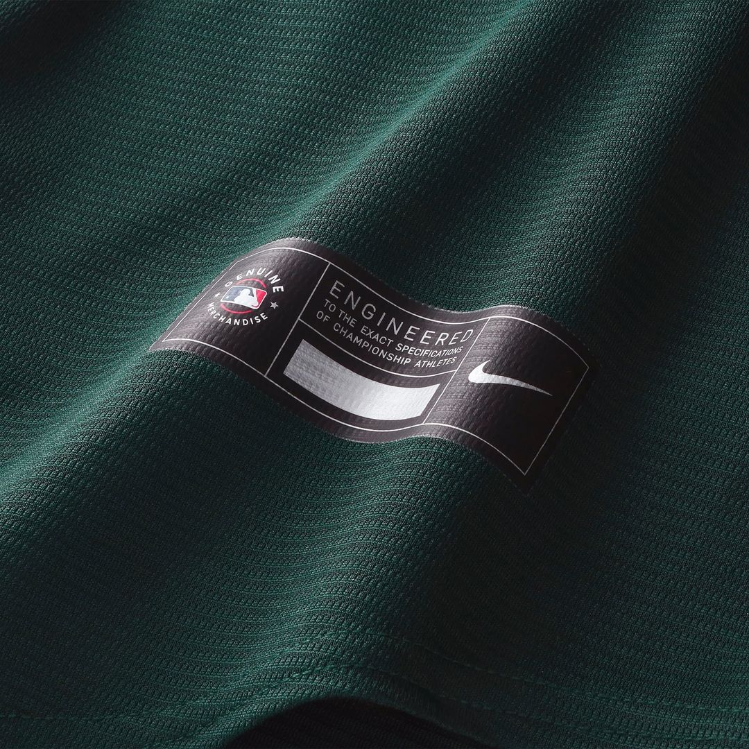 Australia National Team x MLB Nike Green Stadium Replica Jersey product image 7, provided for visual reference and product
