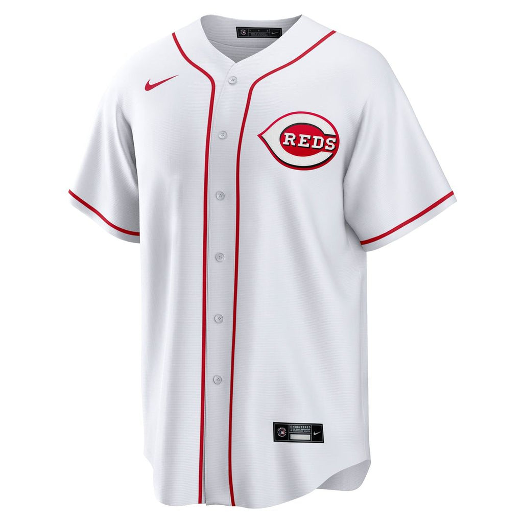 Cincinnati Reds Elly De La Cruz Nike White Home Replica Jersey product image 2, provided for visual reference and product