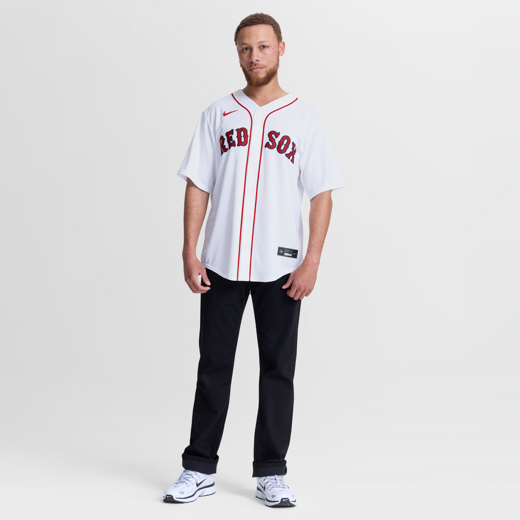 Boston Red Sox Willson Contreras Nike White Home Replica Jersey product image 4, provided for visual reference and product