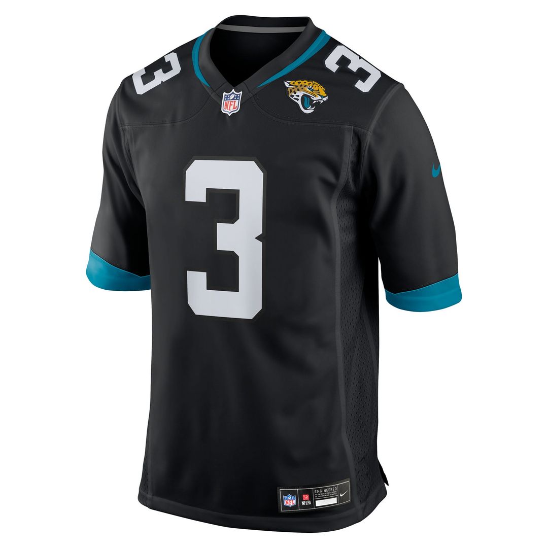 Jacksonville Jaguars Jakobi Meyers Nike Teal Team Game Jersey product image 12, provided for visual reference and product