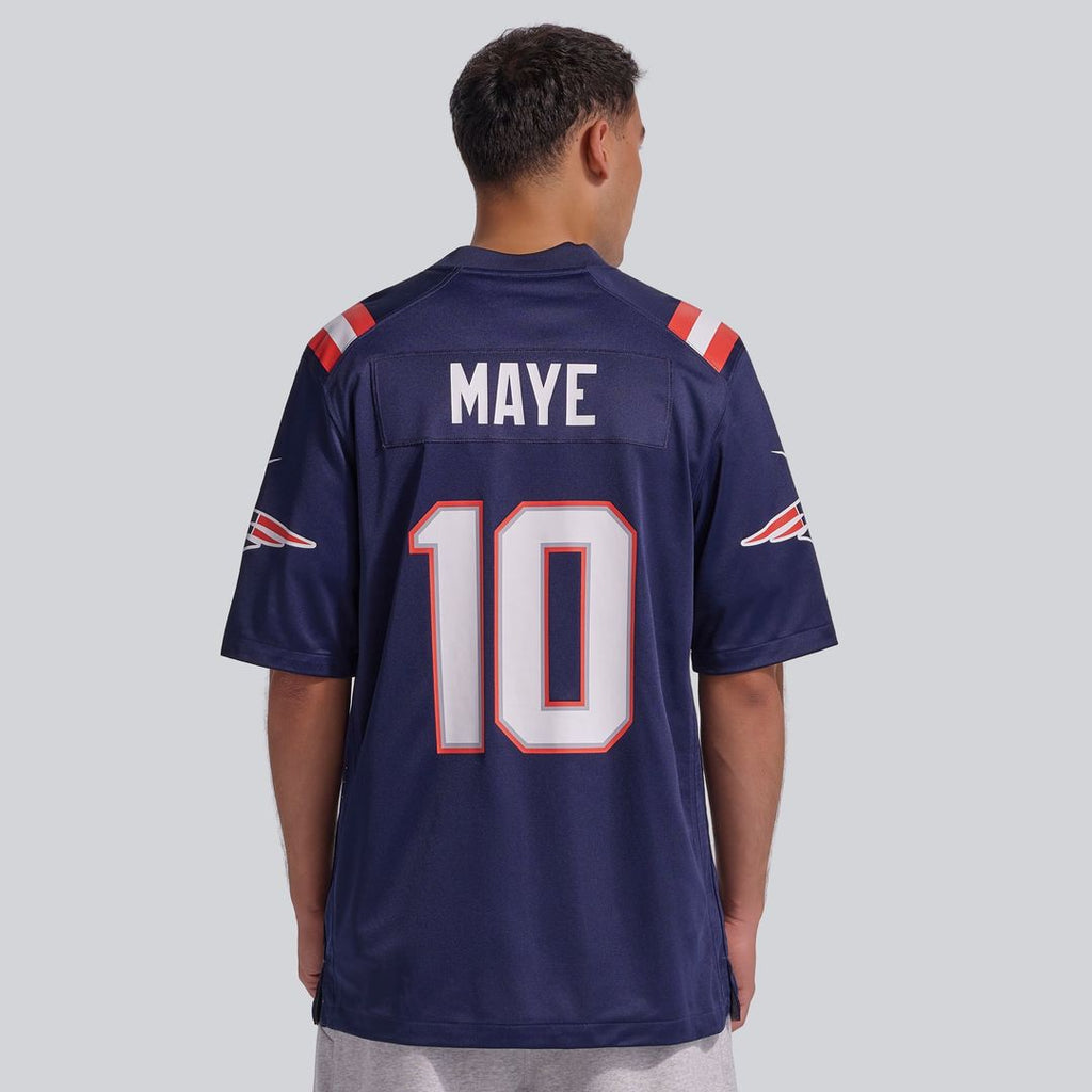 New England Patriots Drake Maye Nike White Player Game Jersey product image 9, provided for visual reference and product