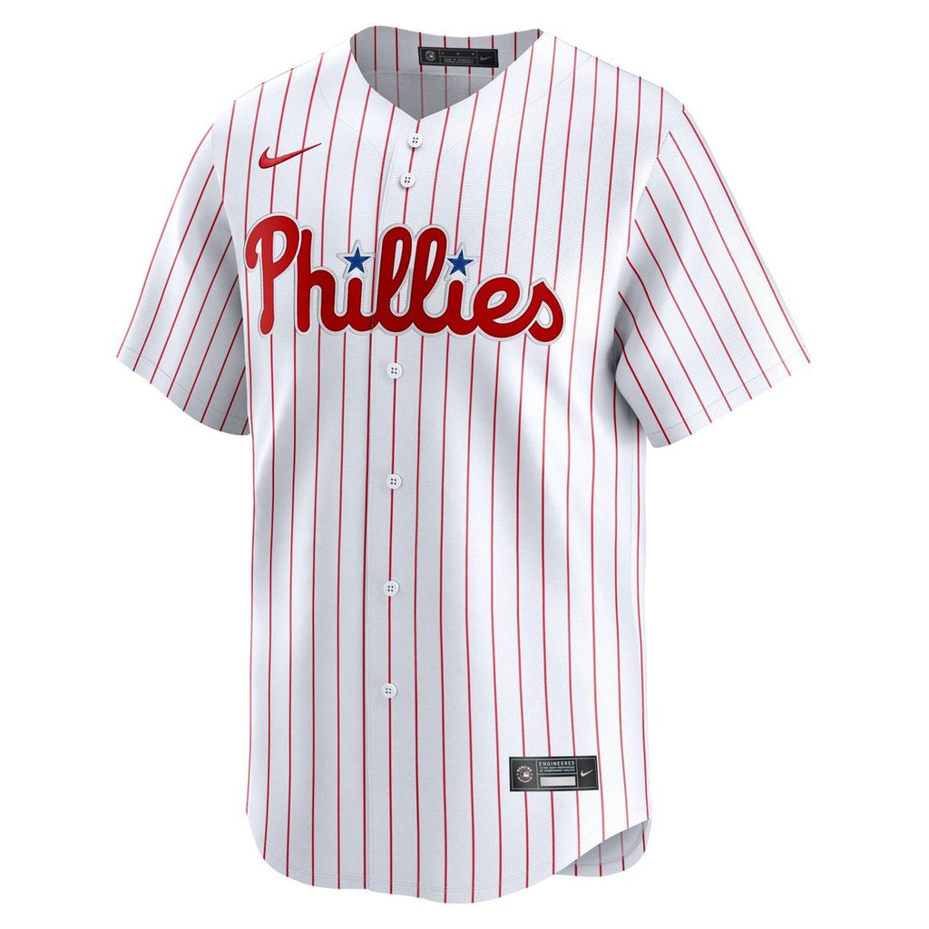 Philadelphia Phillies Brandon Marsh Nike White Home Limited Player Jersey product image 2, provided for visual reference and