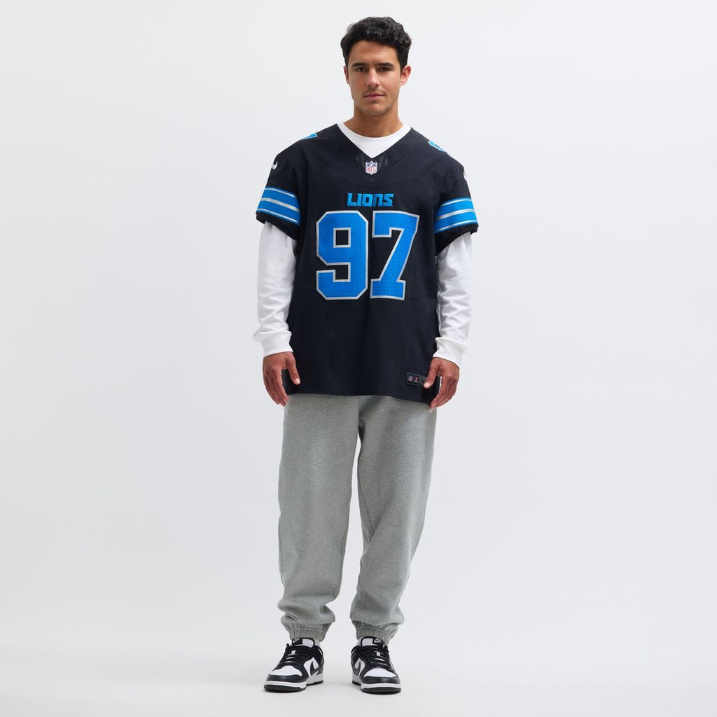 Detroit Lions Aidan Hutchinson Nike Black Alternate Vapor F.U.S.E. Elite Jersey product image 16, provided for visual