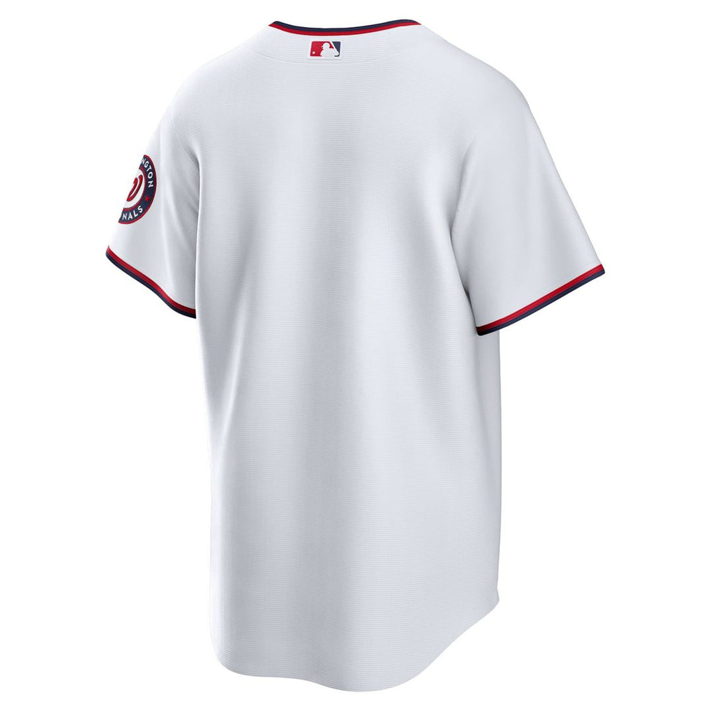 Washington Nationals Nike White Home Blank Replica Jersey product image 3, provided for visual reference and product detail