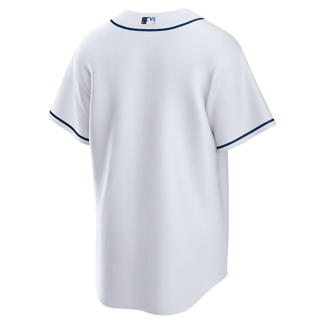 Tampa Bay Rays Nike White Home Big & Tall Replica Jersey product image 3, provided for visual reference and product detail