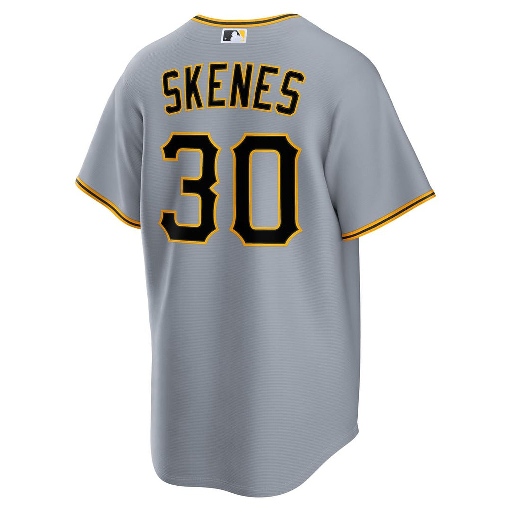 Pittsburgh Pirates Paul Skenes Nike Gray Road Replica Jersey product image 3, provided for visual reference and product