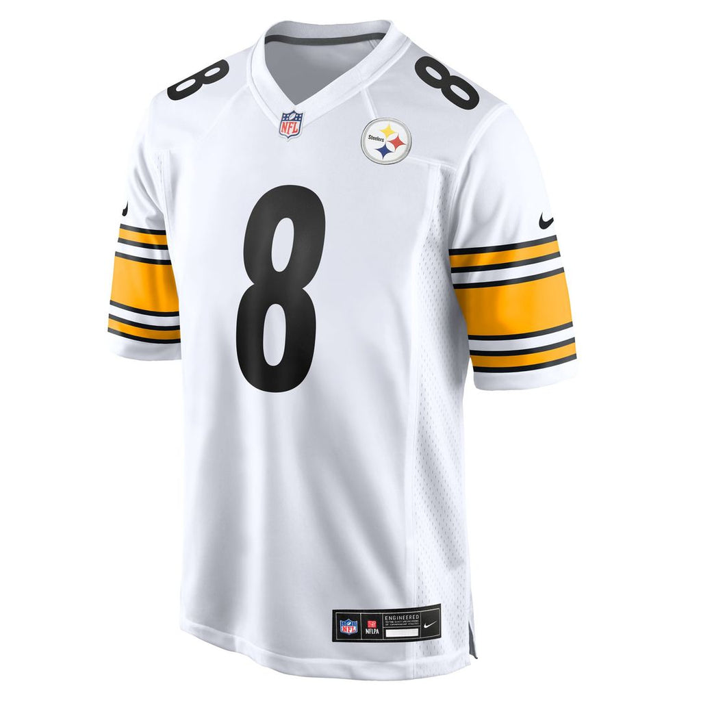 Pittsburgh Steelers Aaron Rodgers Nike White Game Jersey product image 2, provided for visual reference and product detail