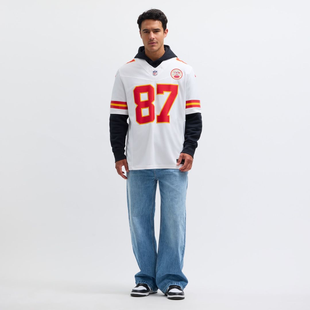 Kansas City Chiefs Travis Kelce Nike Red Vapor F.U.S.E. Limited Jersey product image 12, provided for visual reference and
