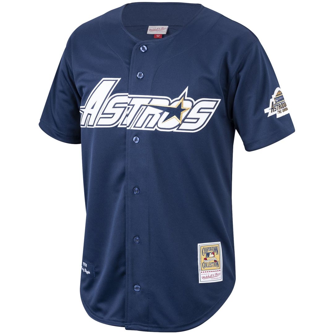 Houston Astros Craig Biggio Mitchell & Ness Navy Cooperstown Collection 1994 Authentic Jersey product image 2, provided for
